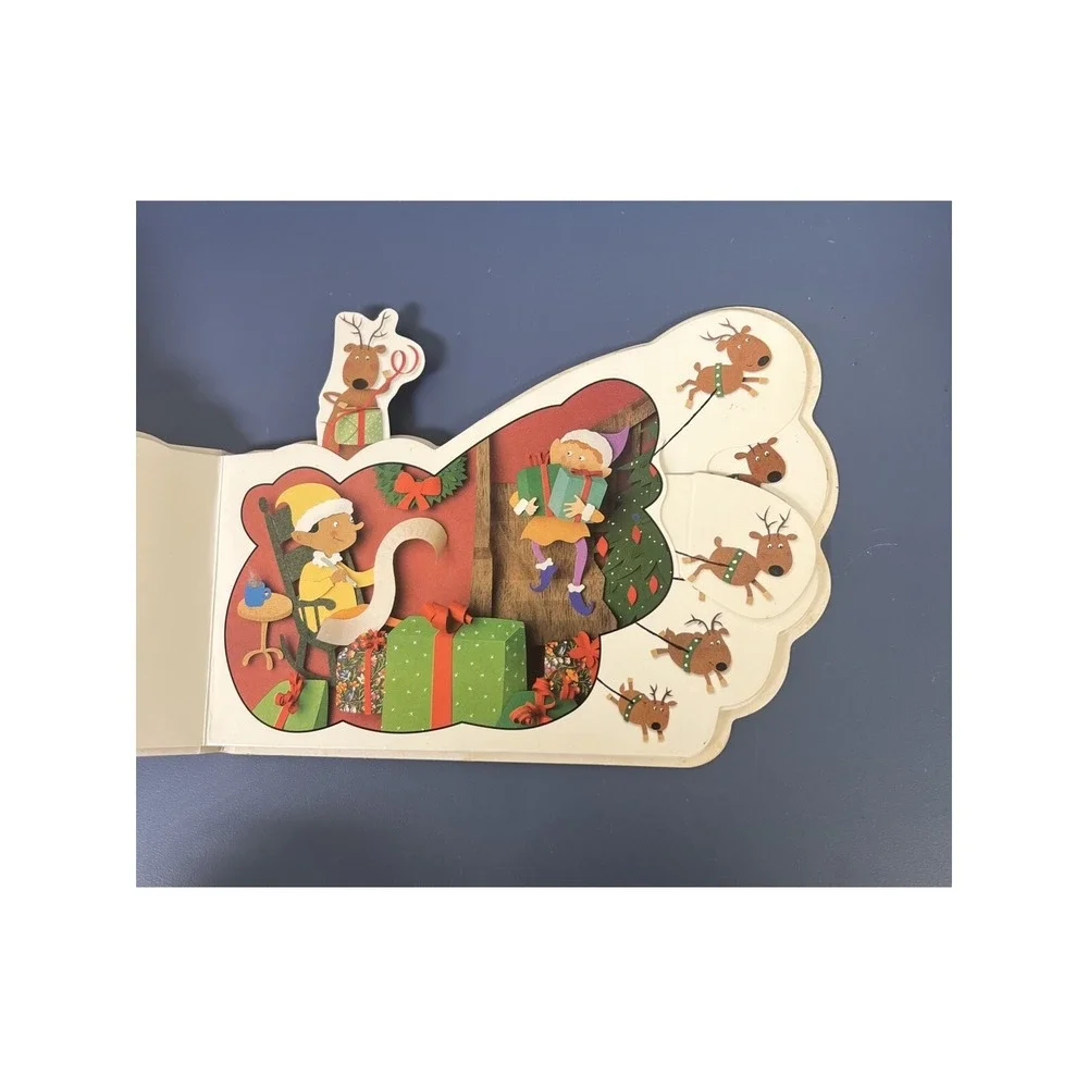 THIS LITTLE REINDEER (PLAYTIME RHYMES) By Public Domain & Paige Billin-frye *VG*